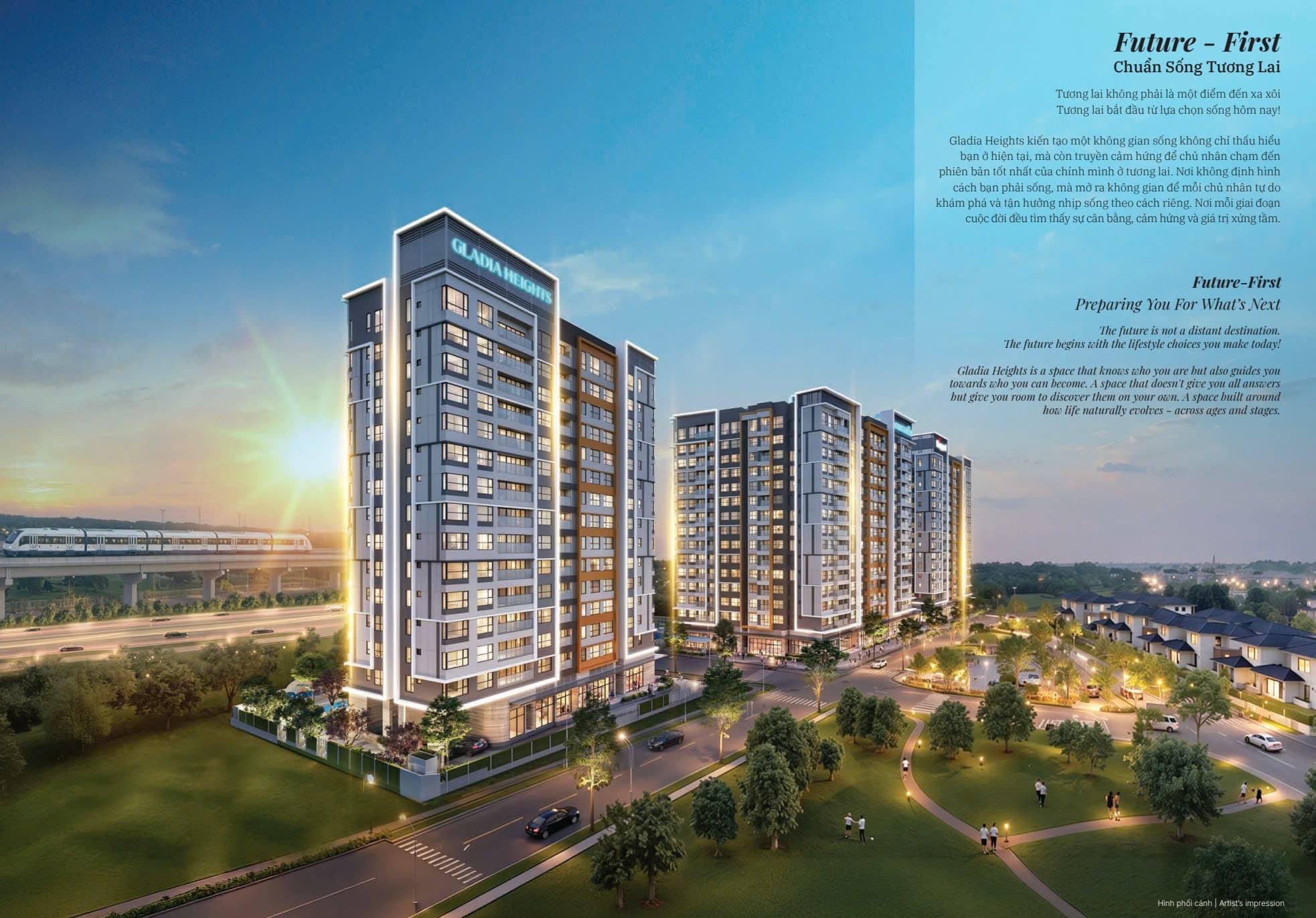 Toàn cảnh dự án Gladia Heights